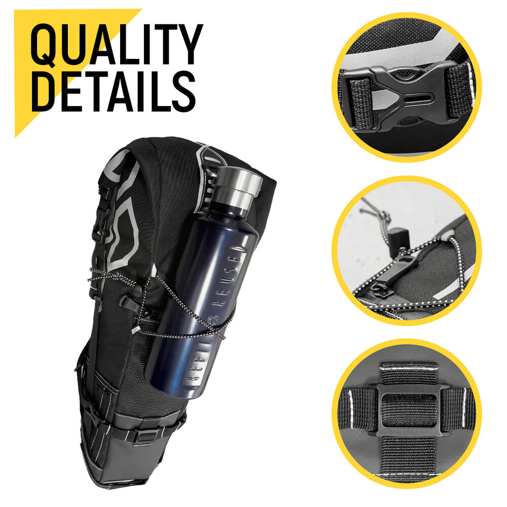 Wodoodporna torba na siodełko rowerowe o dużej pojemności - AquaTrail