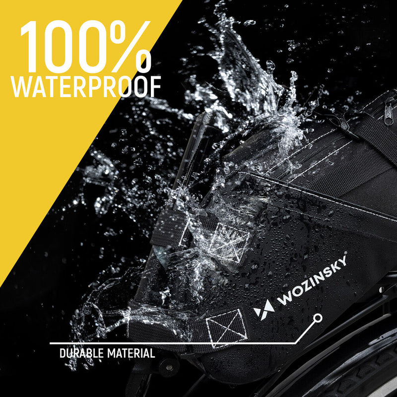 Wodoodporna torba na siodełko rowerowe o dużej pojemności - AquaTrail