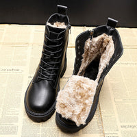 Trendy Zwarte Dames Winterlaarzen - Yara
