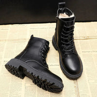 Trendy Zwarte Dames Winterlaarzen - Yara