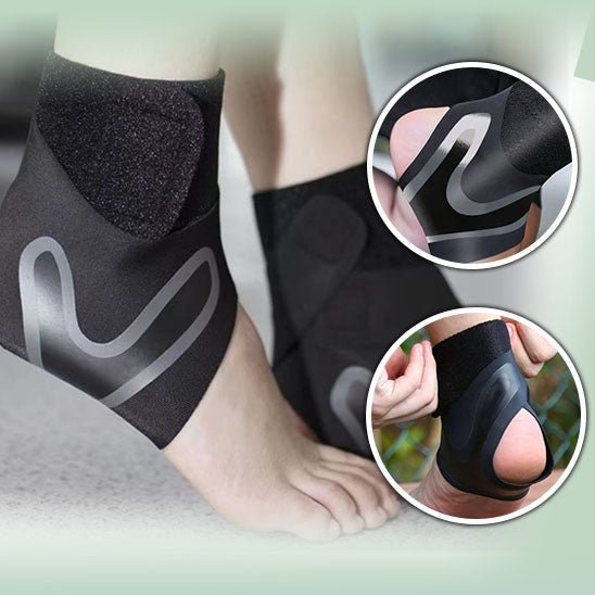 Compressie Enkelbrace met Kruisfixatie – FlexGuard Pro