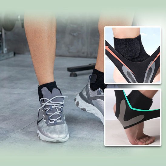 Compressie Enkelbrace met Kruisfixatie – FlexGuard Pro