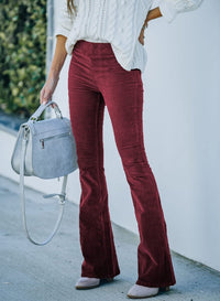 Flared Damesbroek met Stretch – Noelle