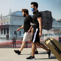 Verstelbare PU Leren Kleding Reistas – Handbagage Weekend Reistas