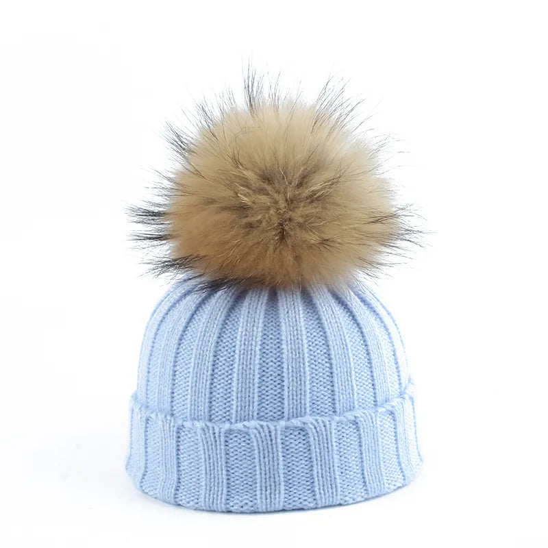 Gebreide Winter Pom-Pom Muts - Felina