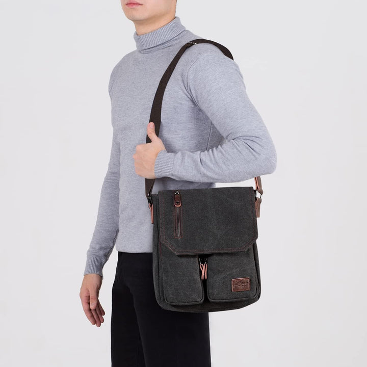 Compacte Canvas Crossbody Tas – Renan