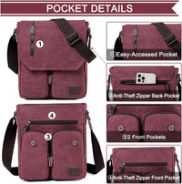 Compacte Canvas Crossbody Tas – Renan