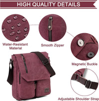 Compacte Canvas Crossbody Tas – Renan
