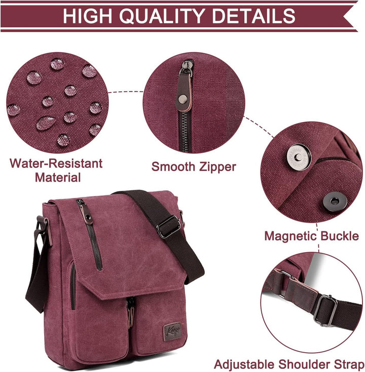 Compacte Canvas Crossbody Tas – Renan