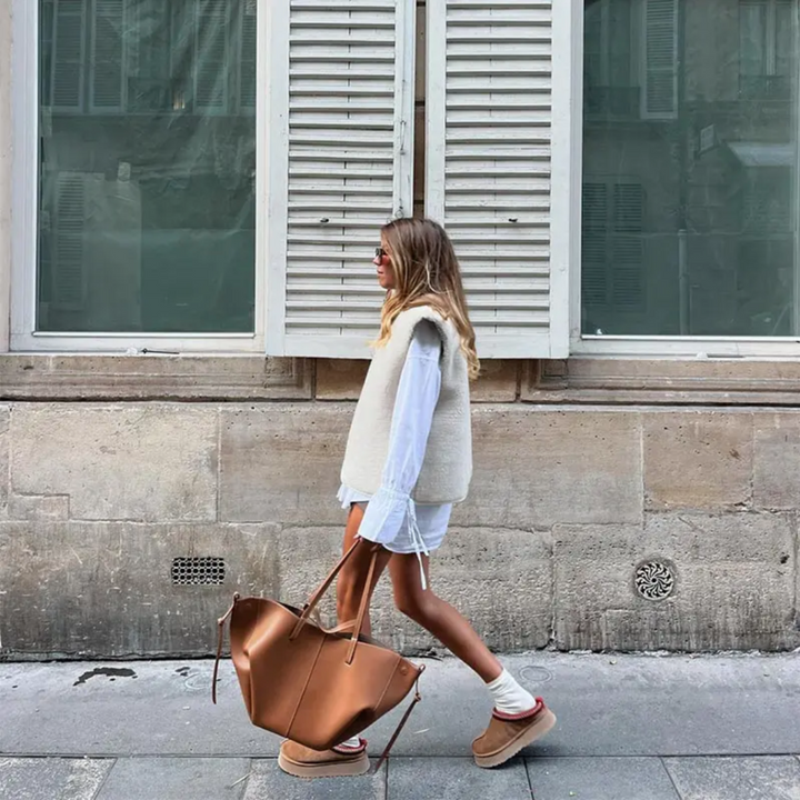 Stijlvolle Leren Damestas - Adeline