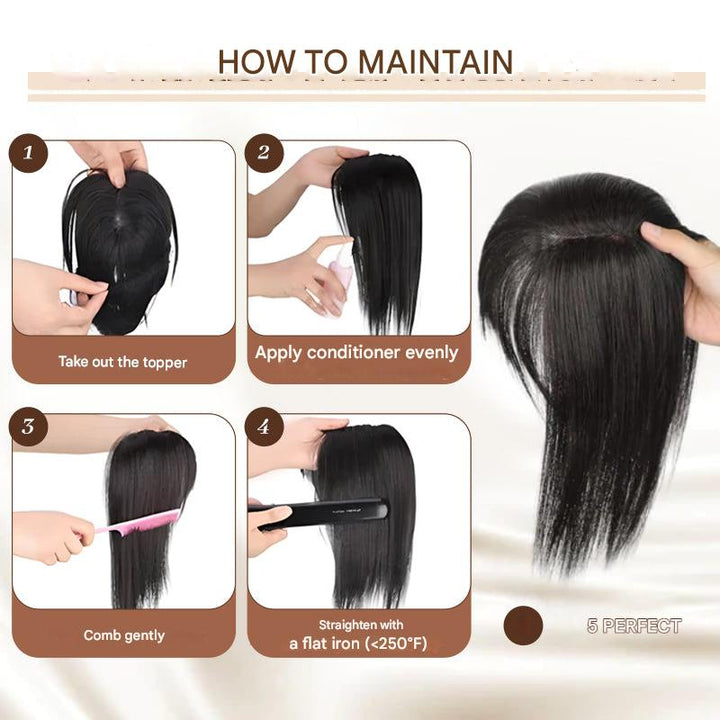 Clip-in Haarstuk met Pony – Livia