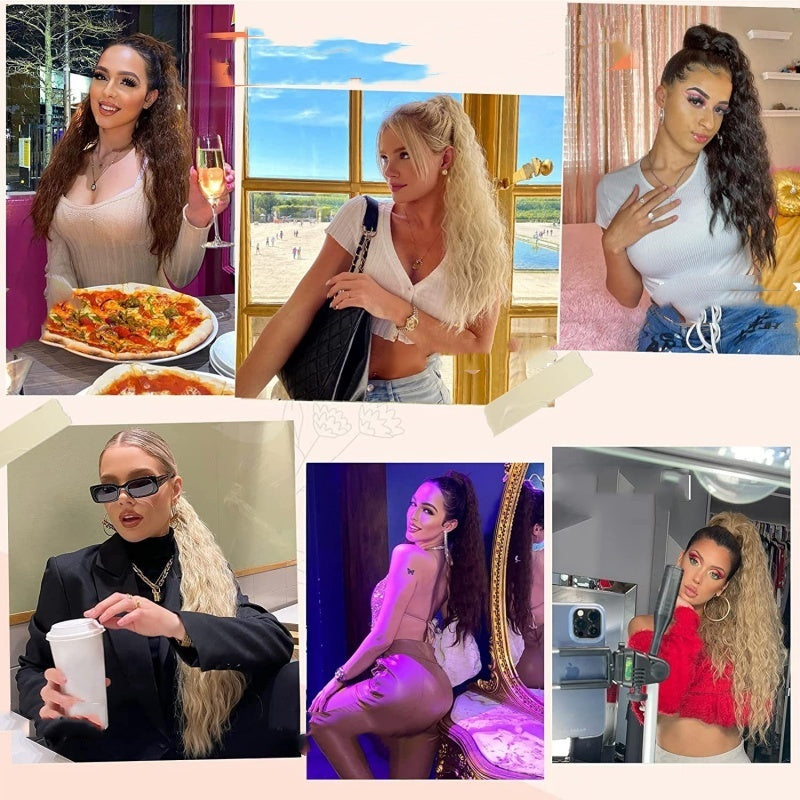 Kręcona doczepiana kucyk – Nayla