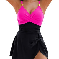 Trendy Eendelig Badpak met Cut Outs en Wikkelontwerp - Elina