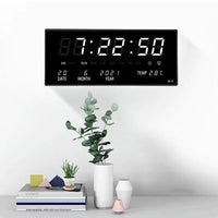 LED Wandklok met Spiegeleffect – Lumino
