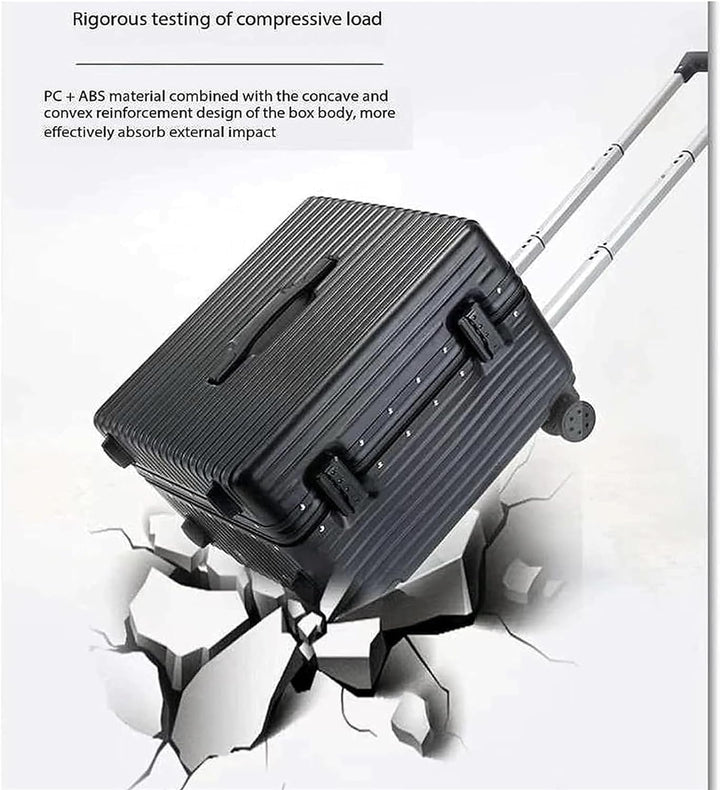 Hard Shell Handbagage Koffer met Breed Handvat en Aluminium Frame