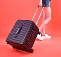 Hard Shell Handbagage Koffer met Breed Handvat en Aluminium Frame
