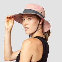 UV-zomerhoed met vizier – Vouwbare bucket hat