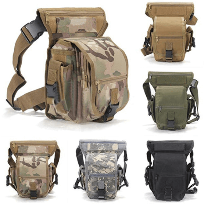 Duurzame Tactische Beentas voor Heren – Waterafstotend Multi-Zakken Ontwerp