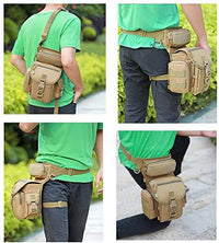 Duurzame Tactische Beentas voor Heren – Waterafstotend Multi-Zakken Ontwerp