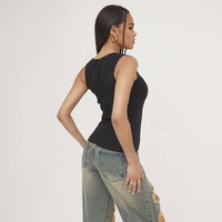 Zijdezachte Dames Tanktop - Isla