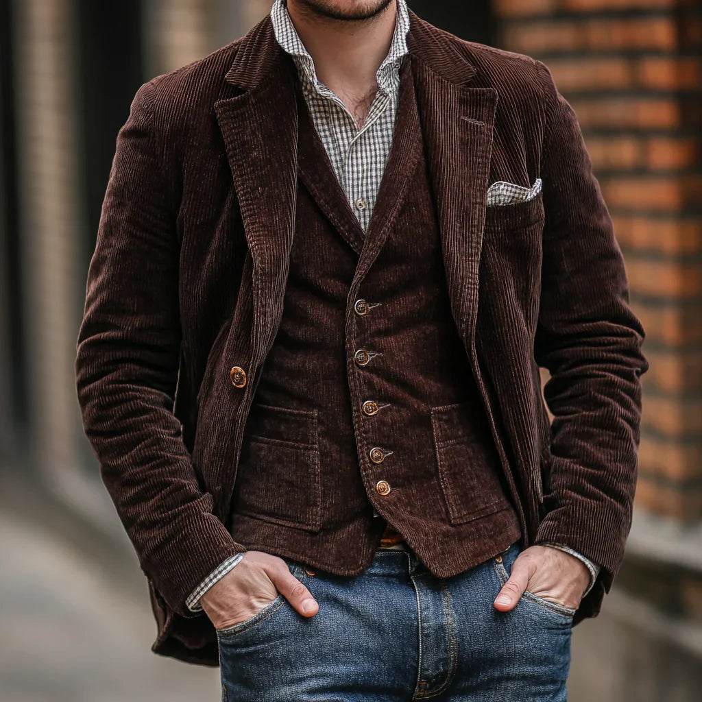 Herenset van Jasje en Gilet – Victor