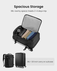 38L TSA-vriendelijk Handbagage Reisrugzak met Laptop Vak