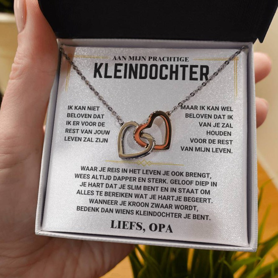 Hartenketting Voor Kleindochter Van Opa