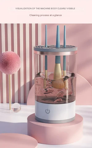 Automatische Make-upborstelreiniger – Brusha