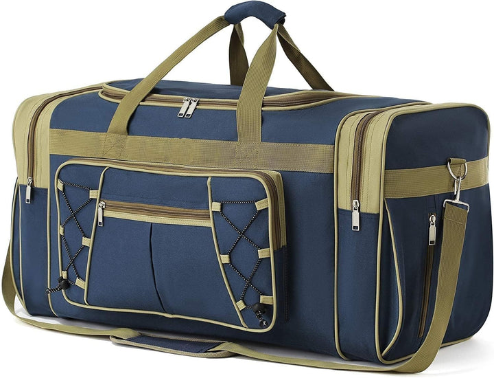 65L Opvouwbare Reis Duffle Bag – Lichtgewicht Oxford Katoen met Vakken