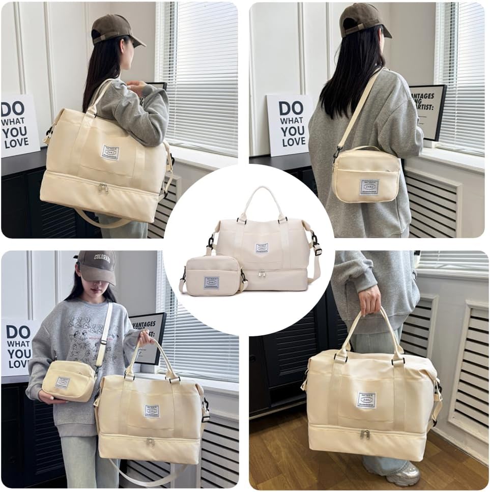 Grote Reis Duffle Bag met Schoenvak & Toilettas – Goedkeurd voor Handbagage