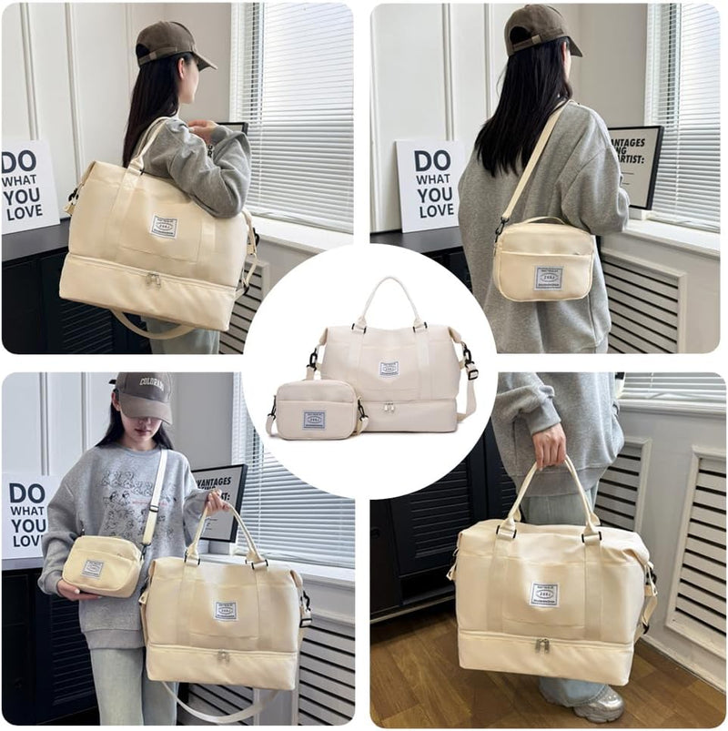 Grote Reis Duffle Bag met Schoenvak & Toilettas – Goedkeurd voor Handbagage