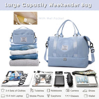 Grote Reis Duffle Bag met Schoenvak & Toilettas – Goedkeurd voor Handbagage
