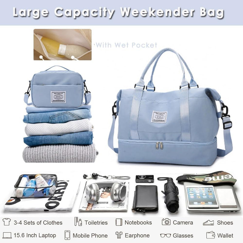 Grote Reis Duffle Bag met Schoenvak & Toilettas – Goedkeurd voor Handbagage