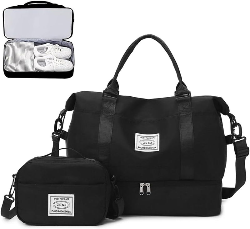Grote Reis Duffle Bag met Schoenvak & Toilettas – Goedkeurd voor Handbagage