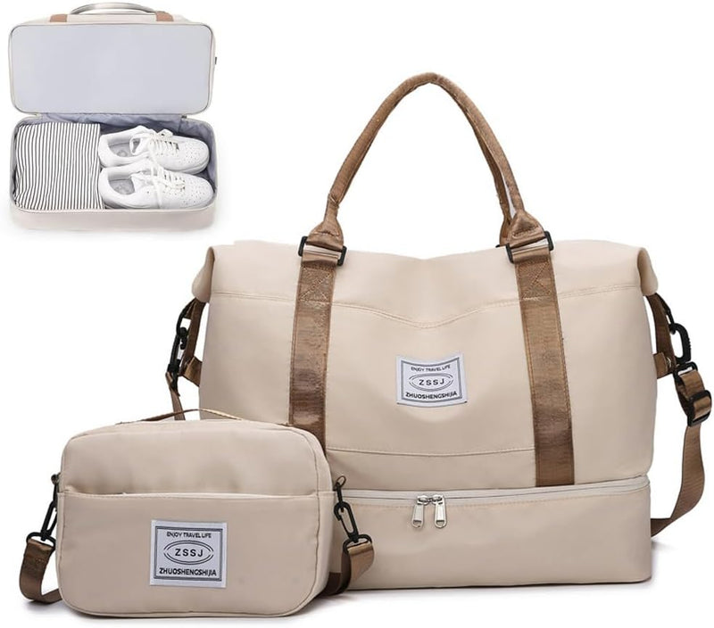 Grote Reis Duffle Bag met Schoenvak & Toilettas – Goedkeurd voor Handbagage