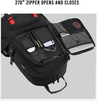 60L Waterdichte Laptoprugzak met USB Poort & Schoenvak