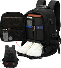 60L Waterdichte Laptoprugzak met USB Poort & Schoenvak