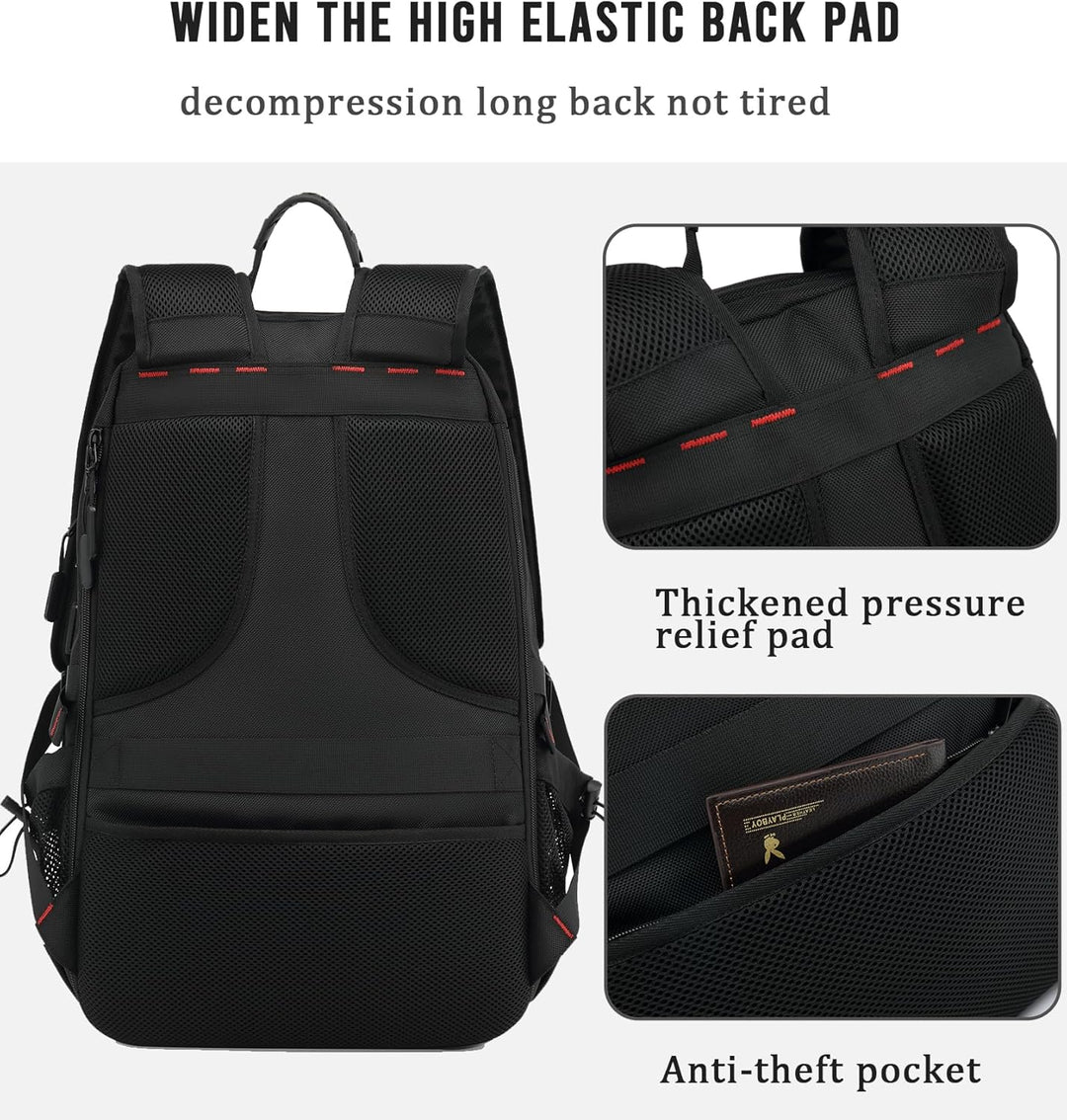 60L Waterdichte Laptoprugzak met USB Poort & Schoenvak
