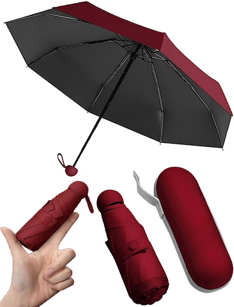 Pocket-formaat Mini Reis Paraplu – Elara