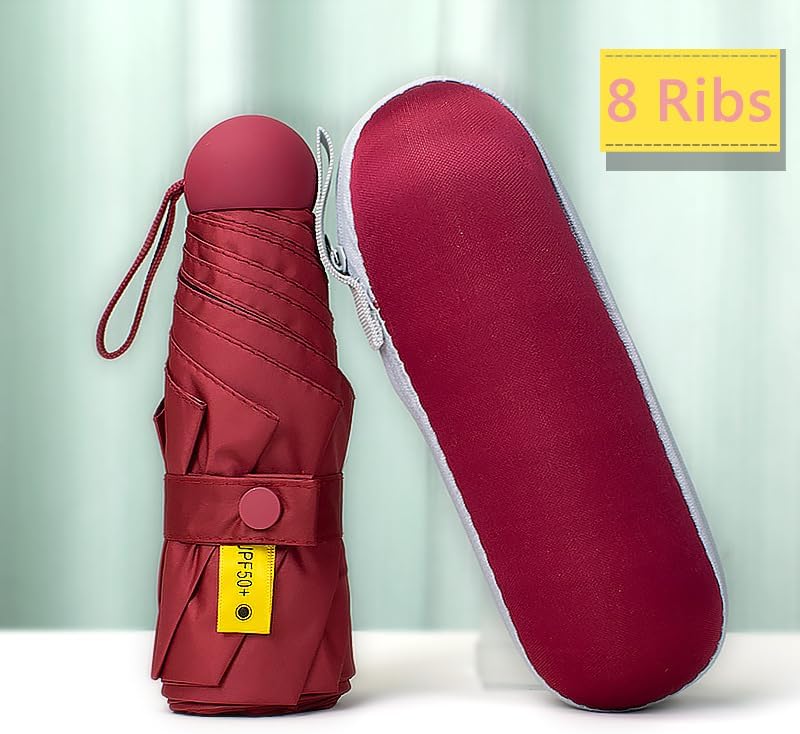 Pocket-formaat Mini Reis Paraplu – Elara