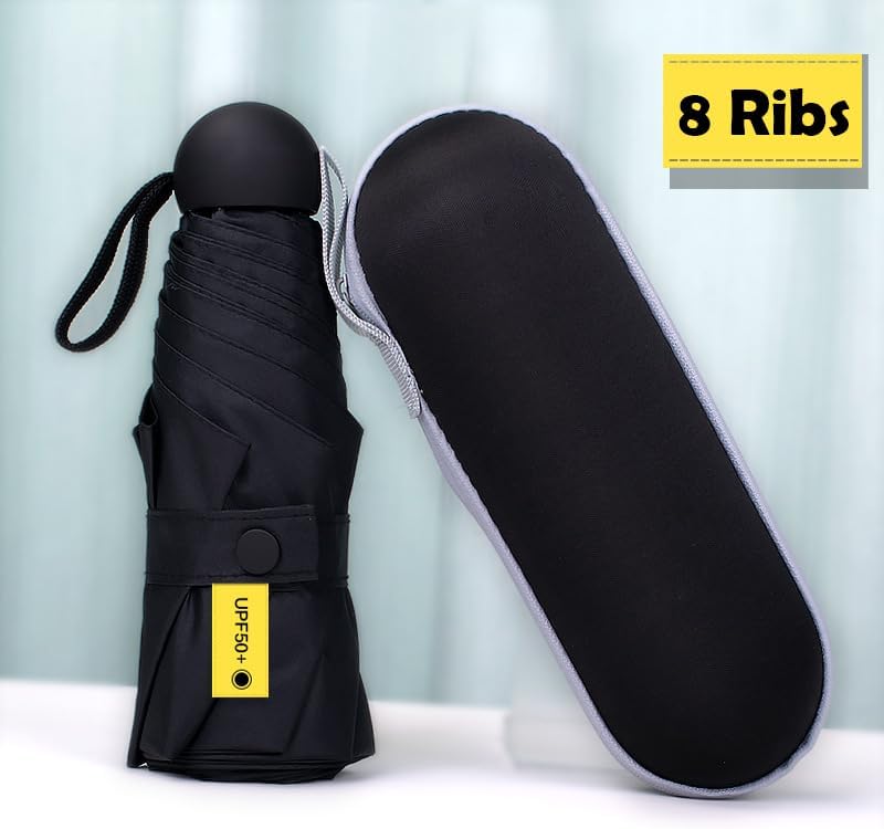 Pocket-formaat Mini Reis Paraplu – Elara