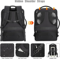 40L Waterbestendige Reis Laptop Rugzak met USB-poort & Antidiefstal Slot – AeroPack