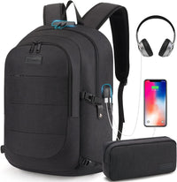 Extra Grote Anti-Diefstal Laptop- en Reisrugzak met USB-poort - 30–50L