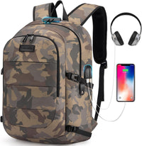 Extra Grote Anti-Diefstal Laptop- en Reisrugzak met USB-poort - 30–50L