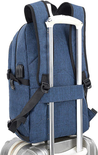 Extra Grote Anti-Diefstal Laptop- en Reisrugzak met USB-poort - 30–50L