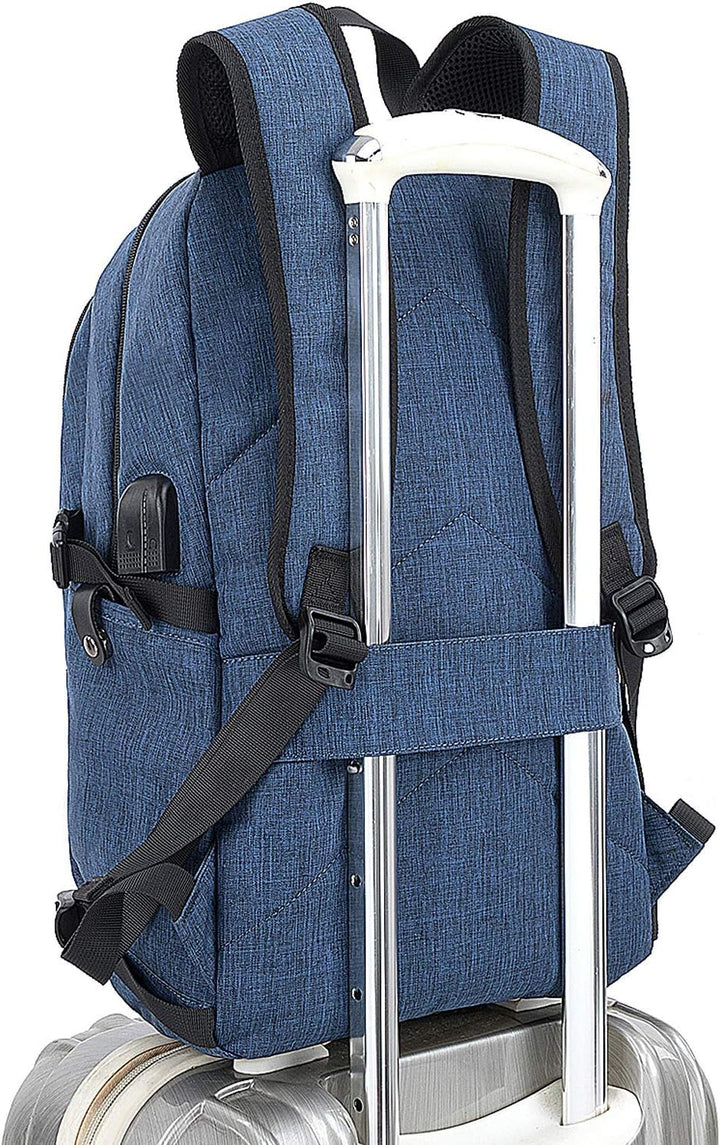 Extra Grote Anti-Diefstal Laptop- en Reisrugzak met USB-poort - 30–50L