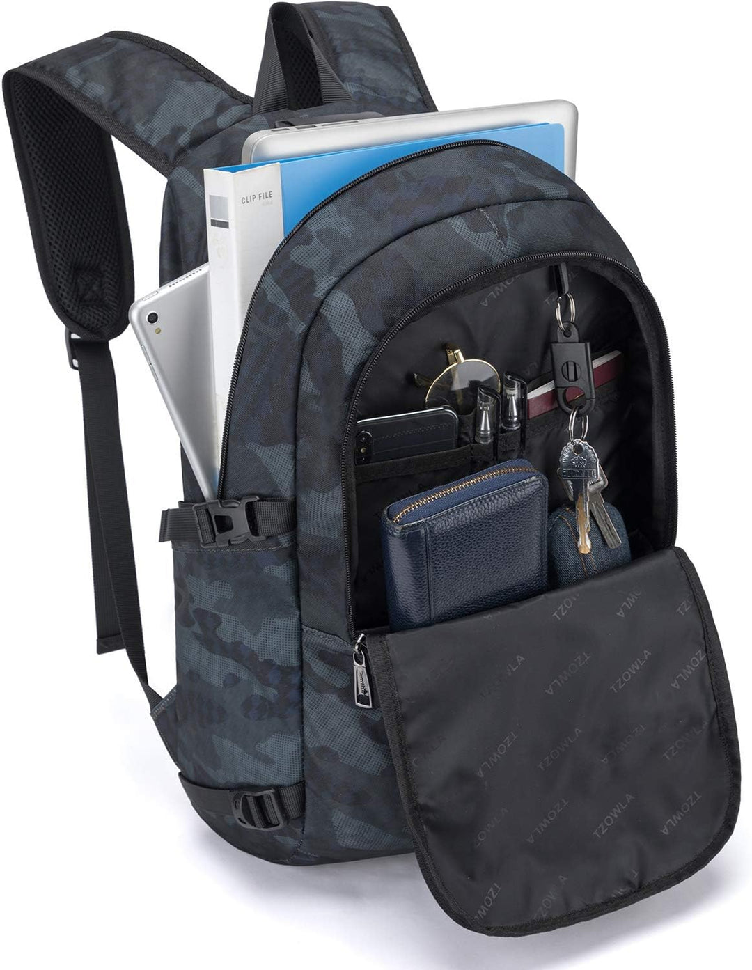 Extra Grote Anti-Diefstal Laptop- en Reisrugzak met USB-poort - 30–50L