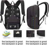 Extra Grote Anti-Diefstal Laptop- en Reisrugzak met USB-poort - 30–50L