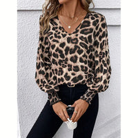Trendy Damesblouse met Luipaardprint – Seraphina