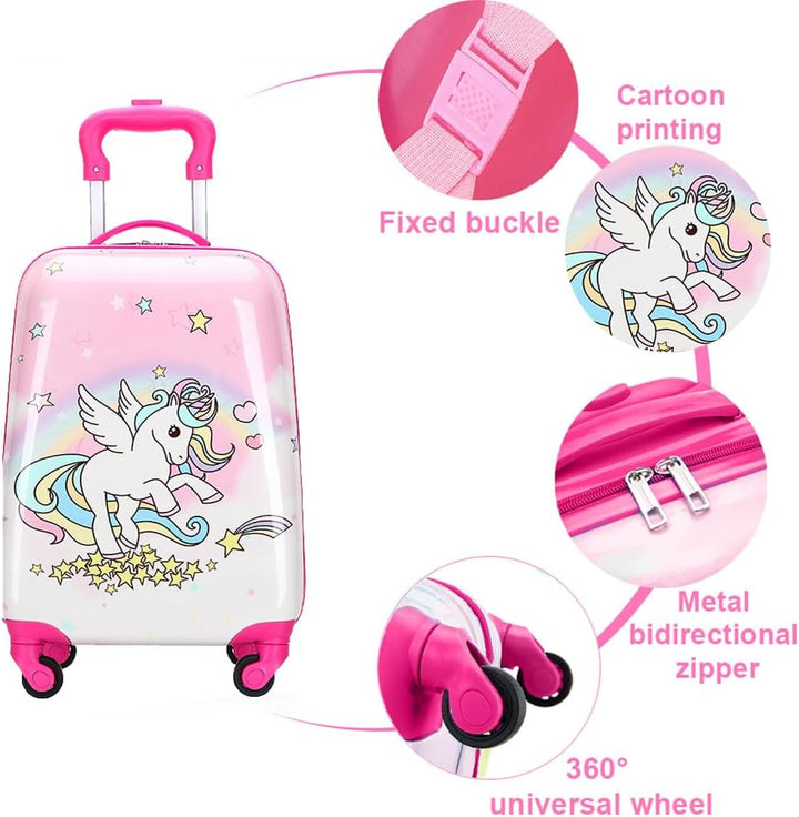 Eenhoorn Spinner Kinderkoffer – Lichtgewicht Reisbagage